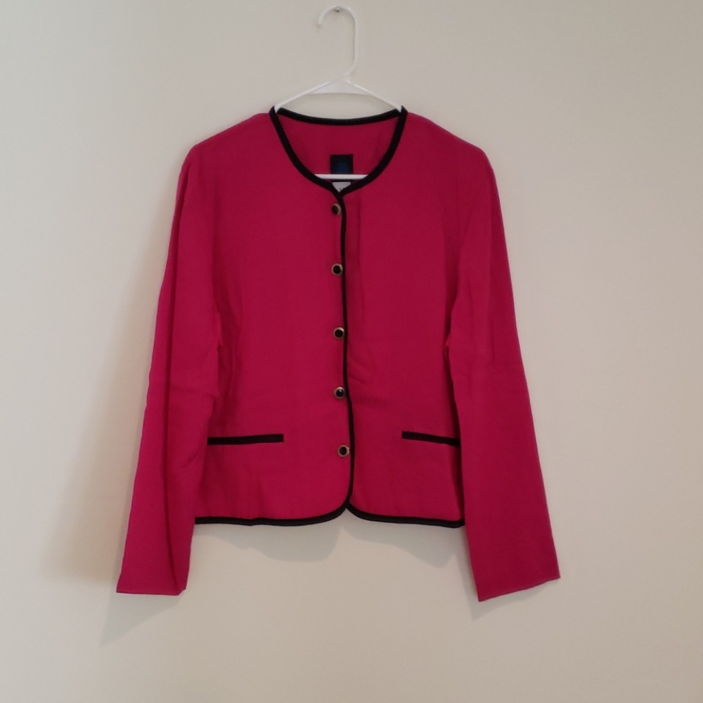 VTG 80s Panther Vibrant Pink Blazer